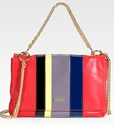 Multicolored Flap Bag
