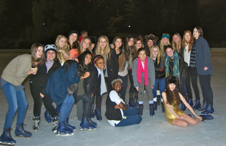 Sydney and Her Friends Hit The Ice